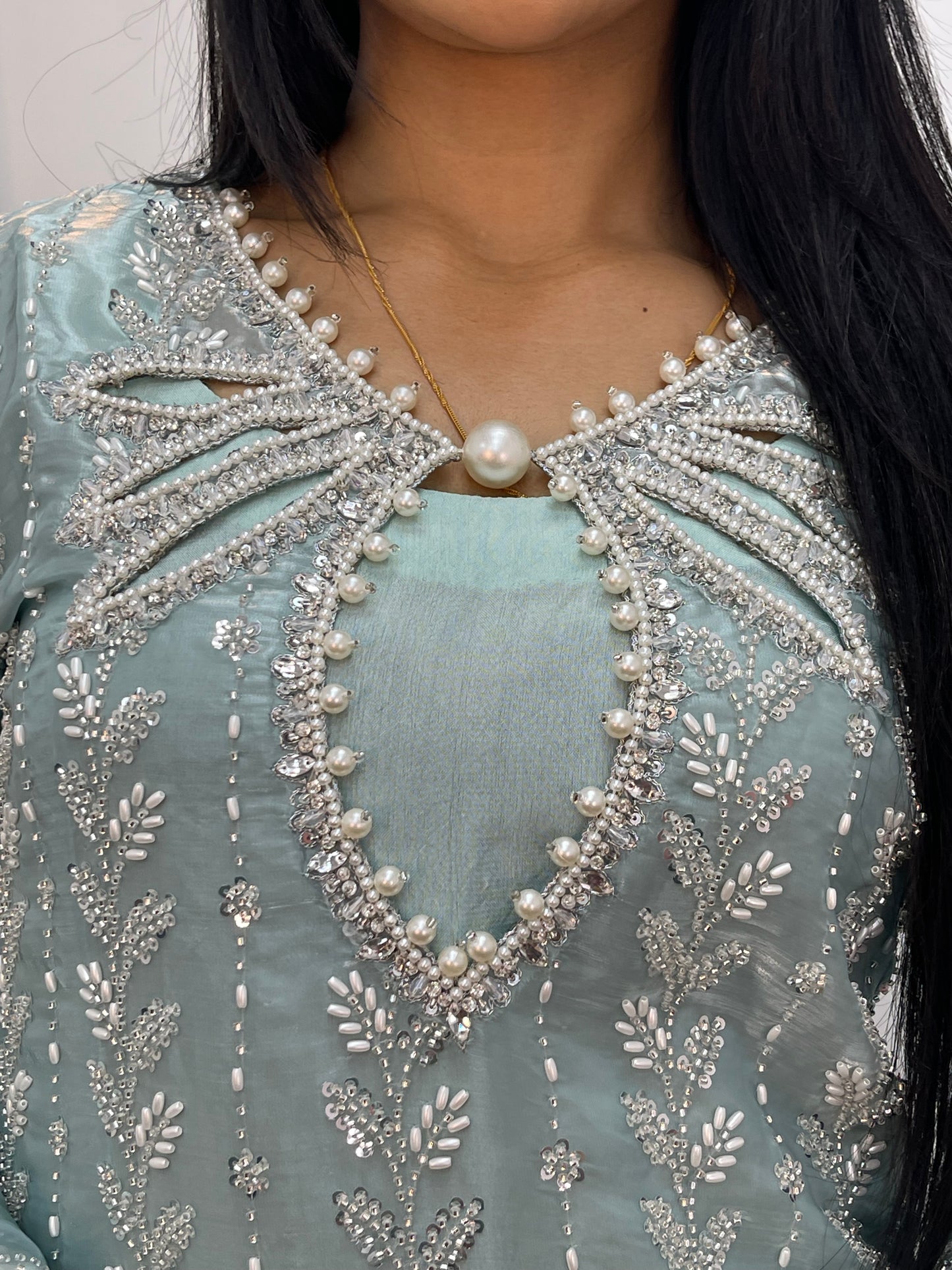 Choori - Cutdana Net - Pink - mint - K