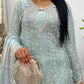 Choori - Cutdana Net - Pink - mint - K