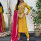 (Pre Order 3/4 Weeks) “Lashkara” - Party Wear - Yellow - Hot Pink - Mustard