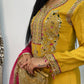 (Pre Order 3/4 Weeks) “Lashkara” - Party Wear - Yellow - Hot Pink - Mustard