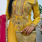 (Pre Order 3/4 Weeks) “Lashkara” - Party Wear - Yellow - Hot Pink - Mustard