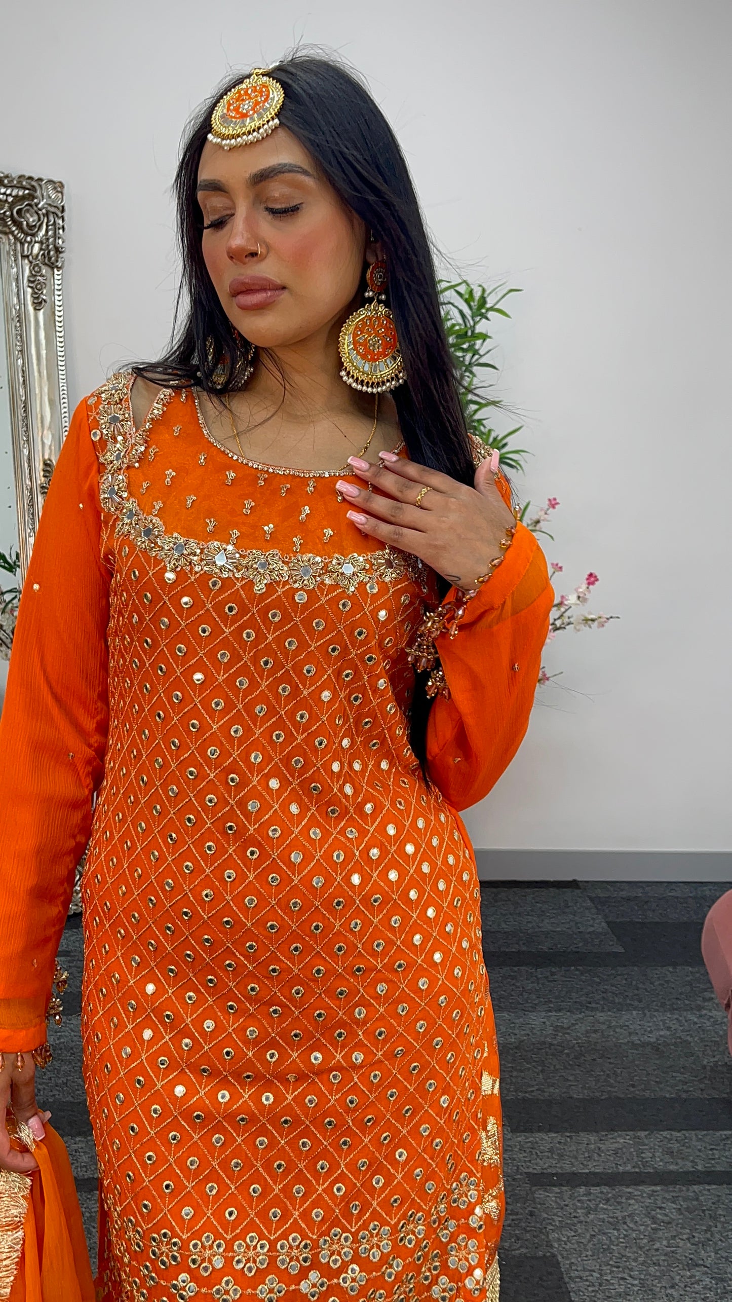 Geet - Garara Set - Orange