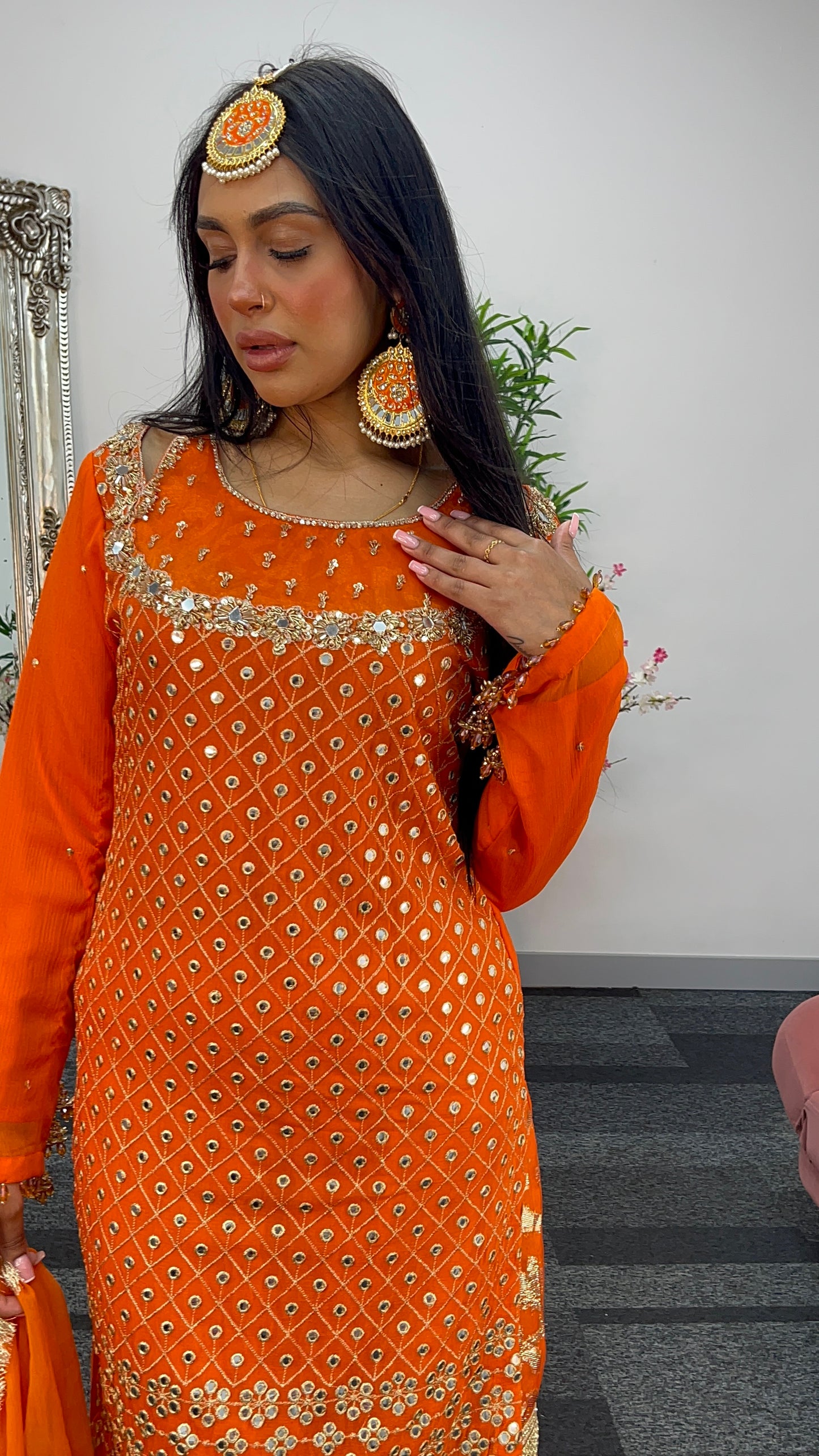 Geet - Garara Set - Orange