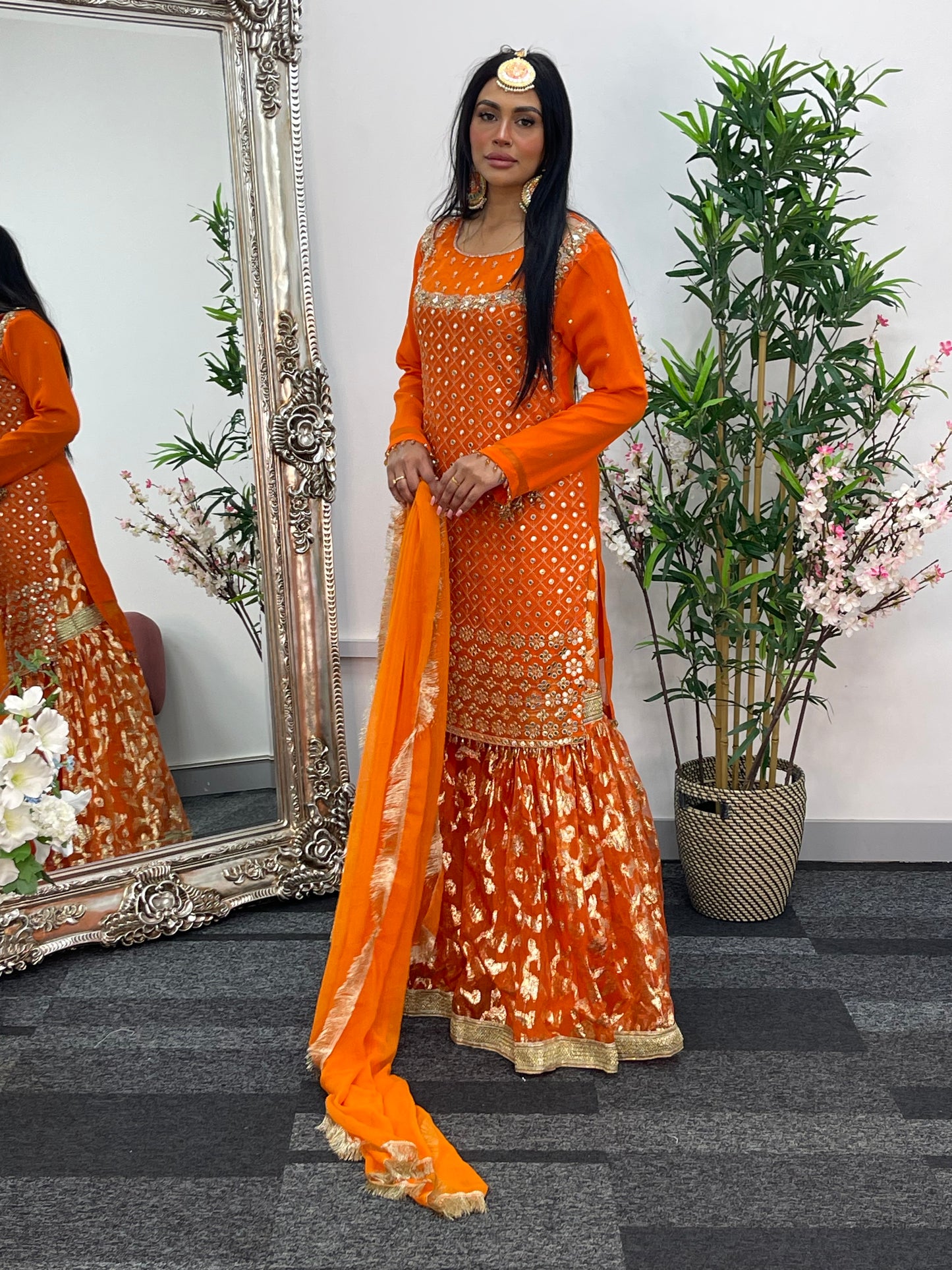 Geet - Garara Set - Orange
