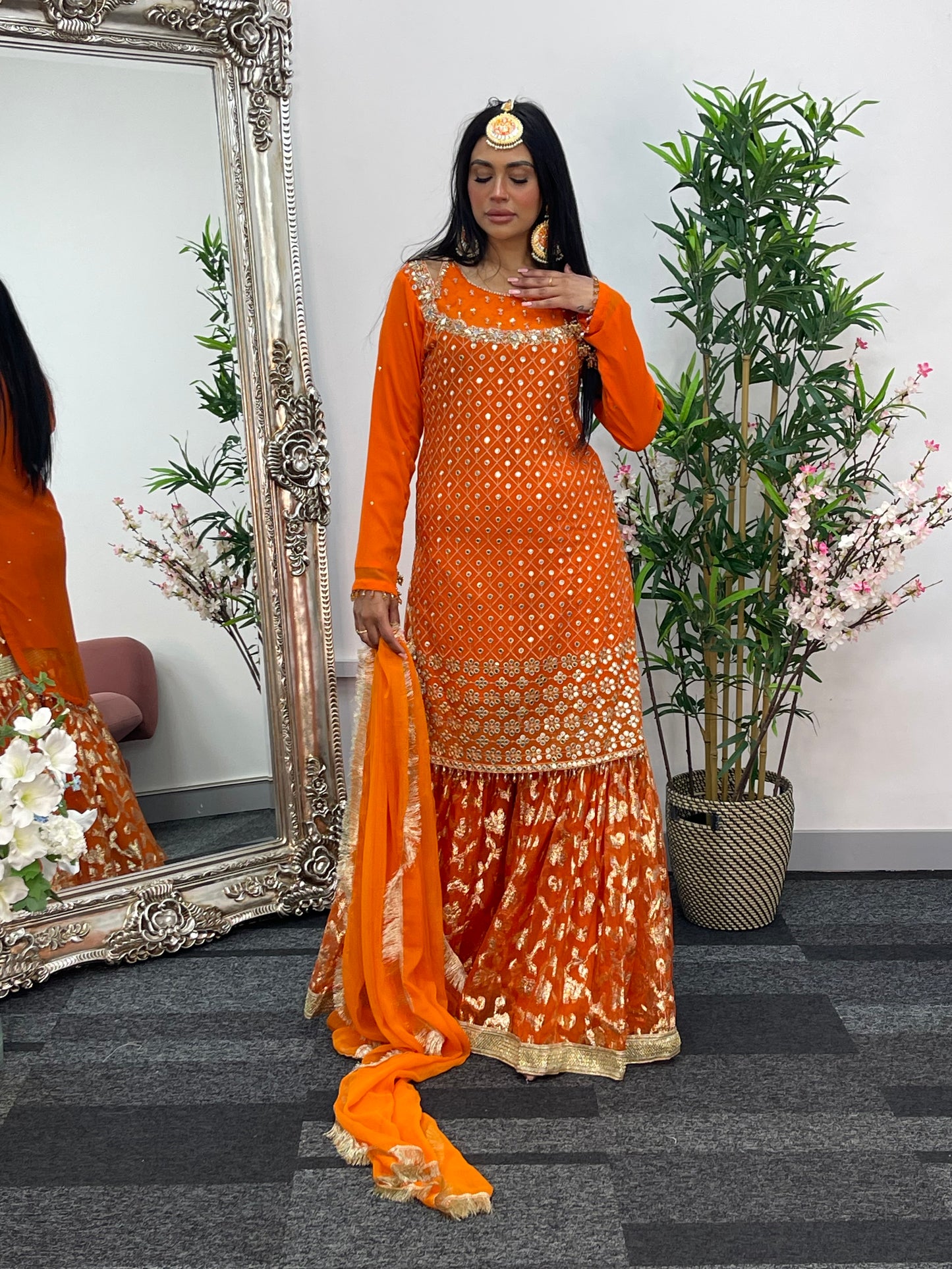 Geet - Garara Set - Orange