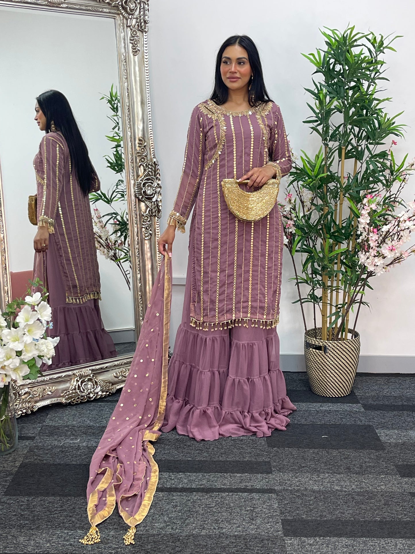 Farshi Garara Lilac Pink - J