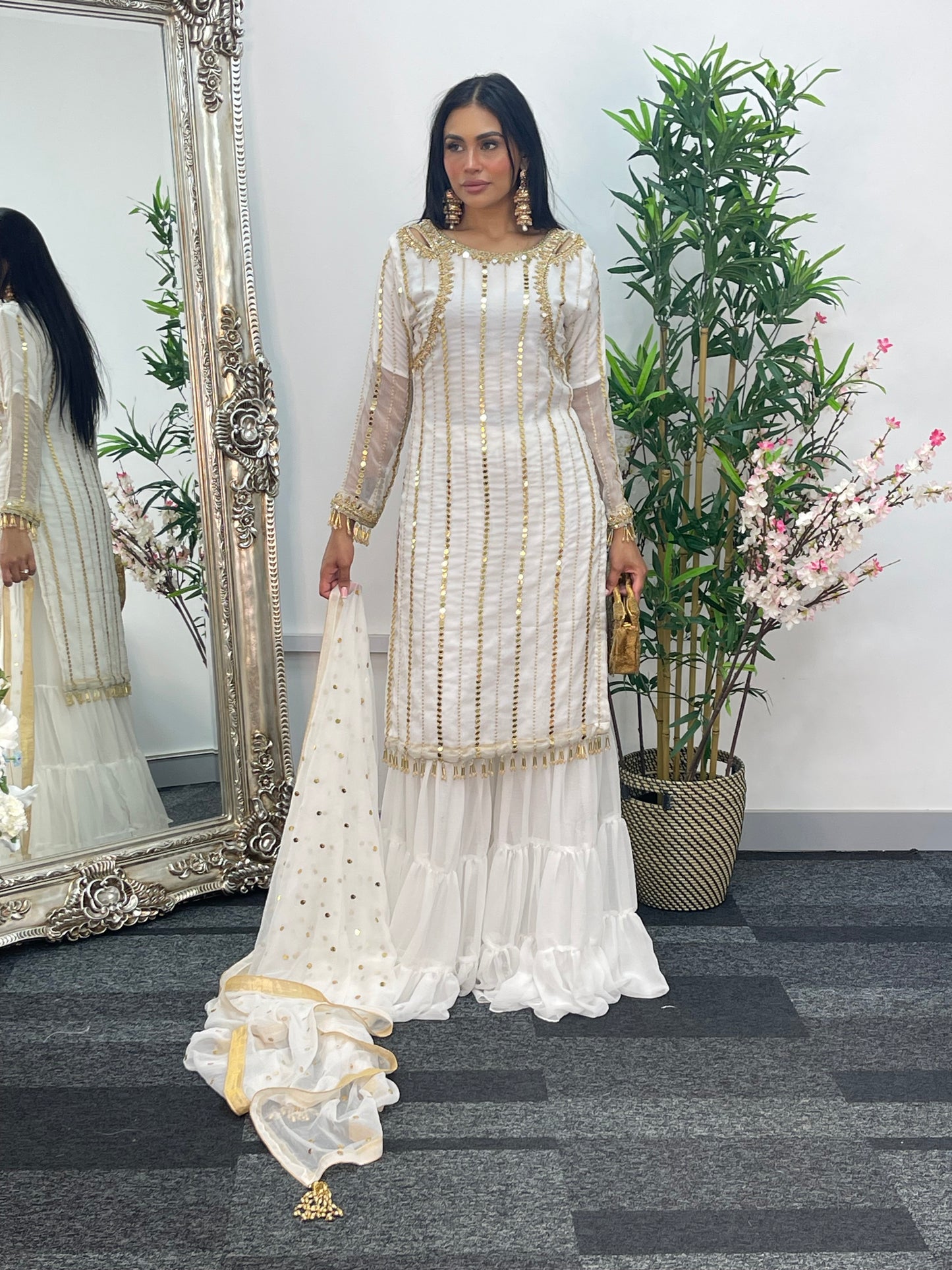 Farshi Garara white - farshee -J