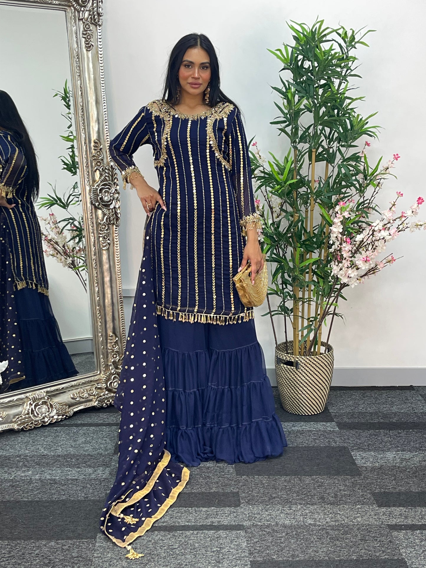 Farshi Garara Navy - Farshee - J