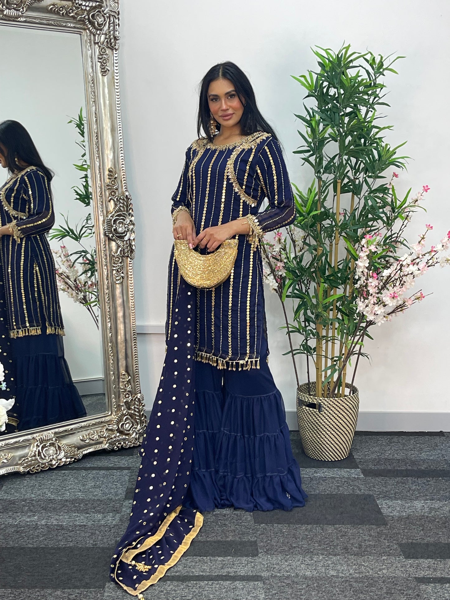 Farshi Garara Navy - Farshee - J