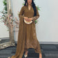 Pearl  Cutwork - Brown