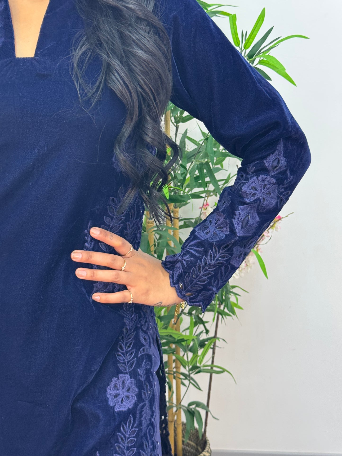 Pearl  Cutwork - Blue