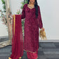 Suhana  - maroon Plachi - AA