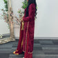 Suhana  - maroon Plachi - AA