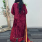 Suhana  - maroon Plachi - AA