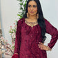 Suhana  - maroon Plachi - AA