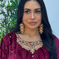 Suhana  - maroon Plachi - AA