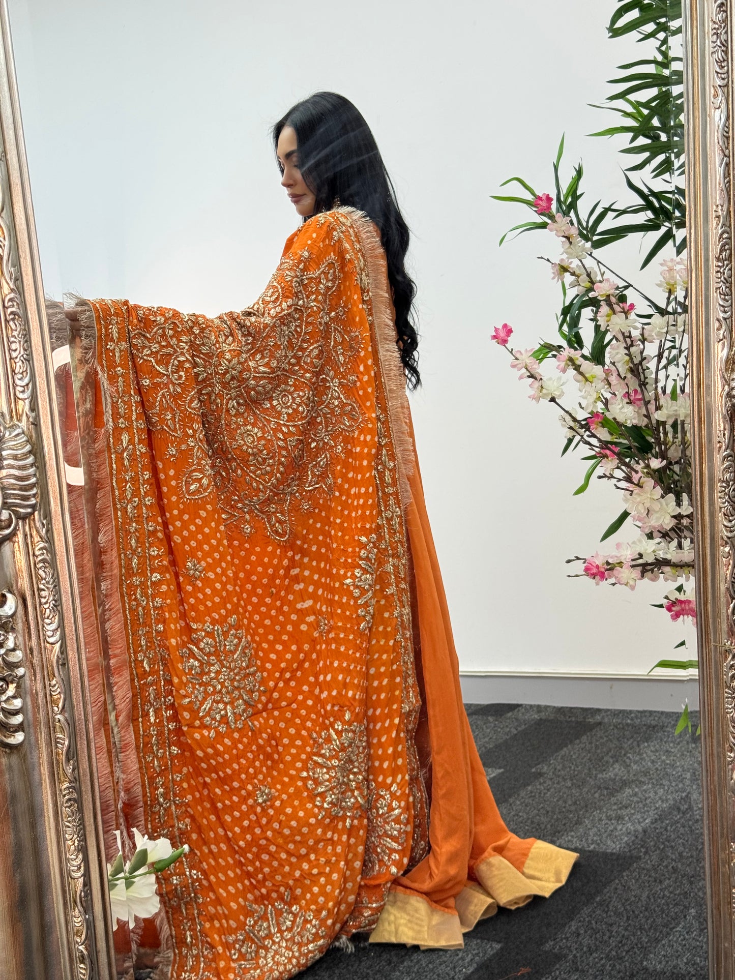 Rang-e-Mehfil - Gota X Chunree - Orange