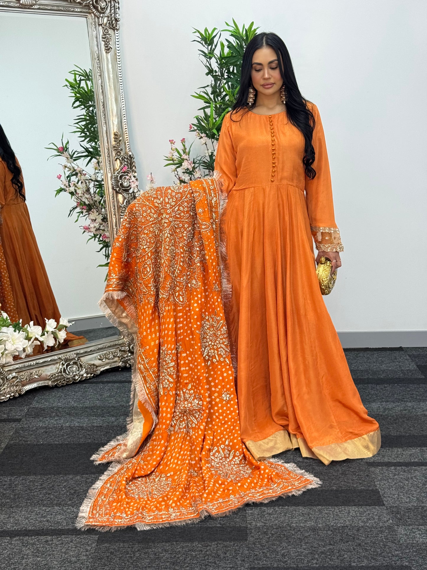 Rang-e-Mehfil - Gota X Chunree - Orange