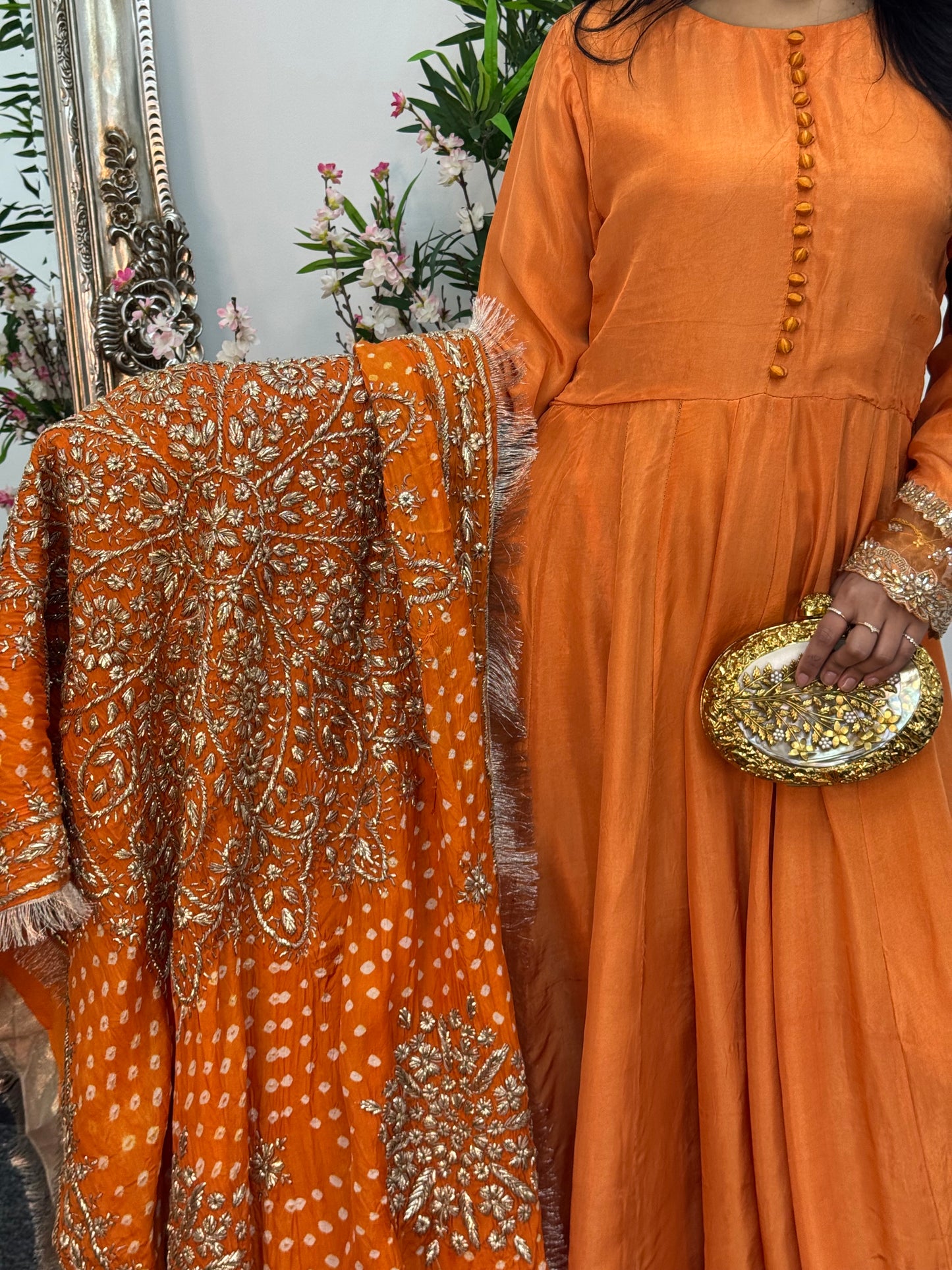 Rang-e-Mehfil - Gota X Chunree - Orange