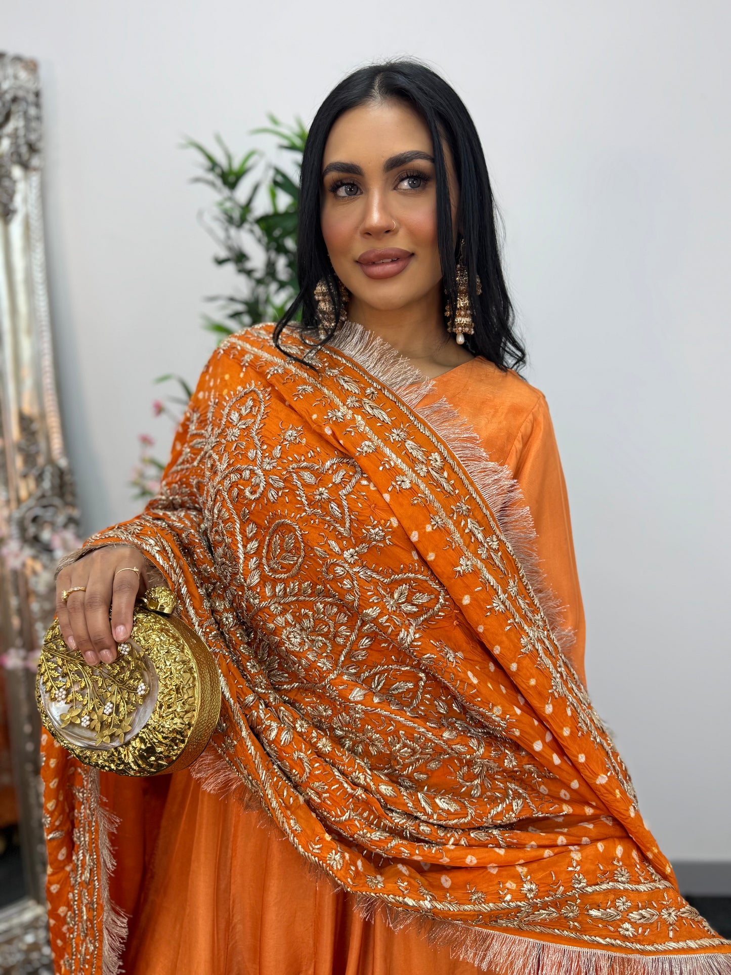 Rang-e-Mehfil - Gota X Chunree - Orange