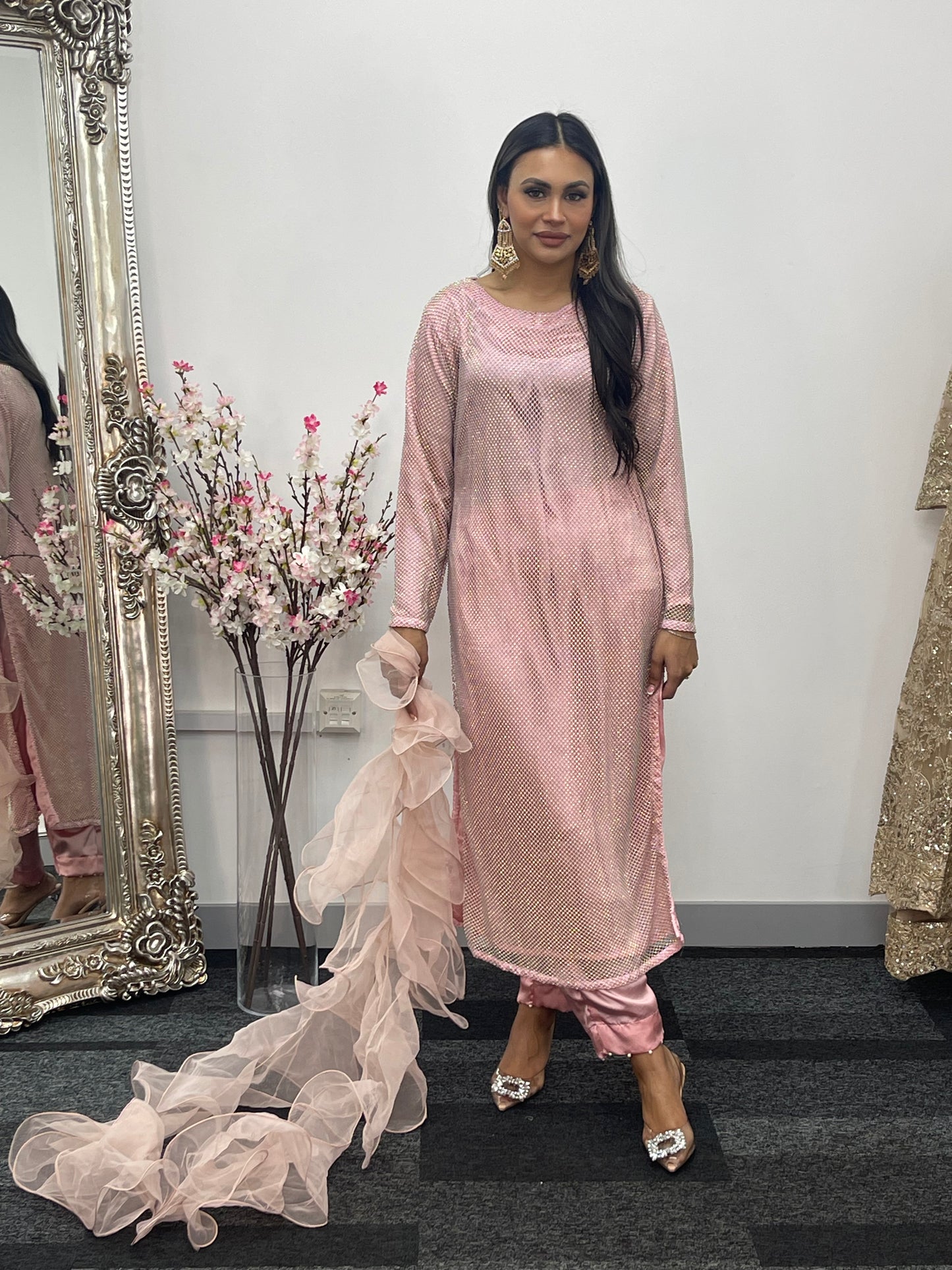 Fish Net  - Pink - F