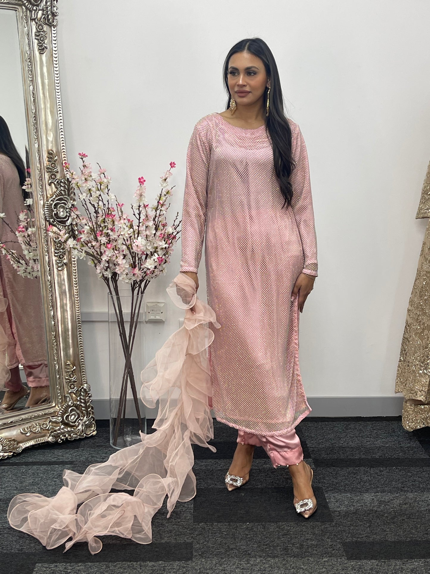 Fish Net  - Pink - F