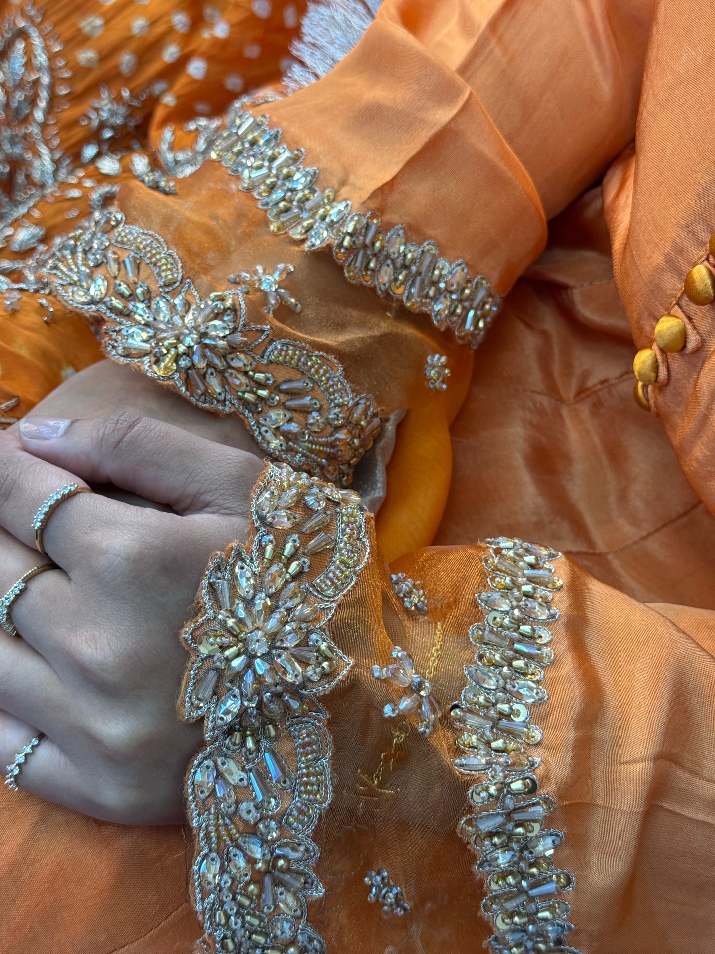 Rang-e-Mehfil - Gota X Chunree - Orange