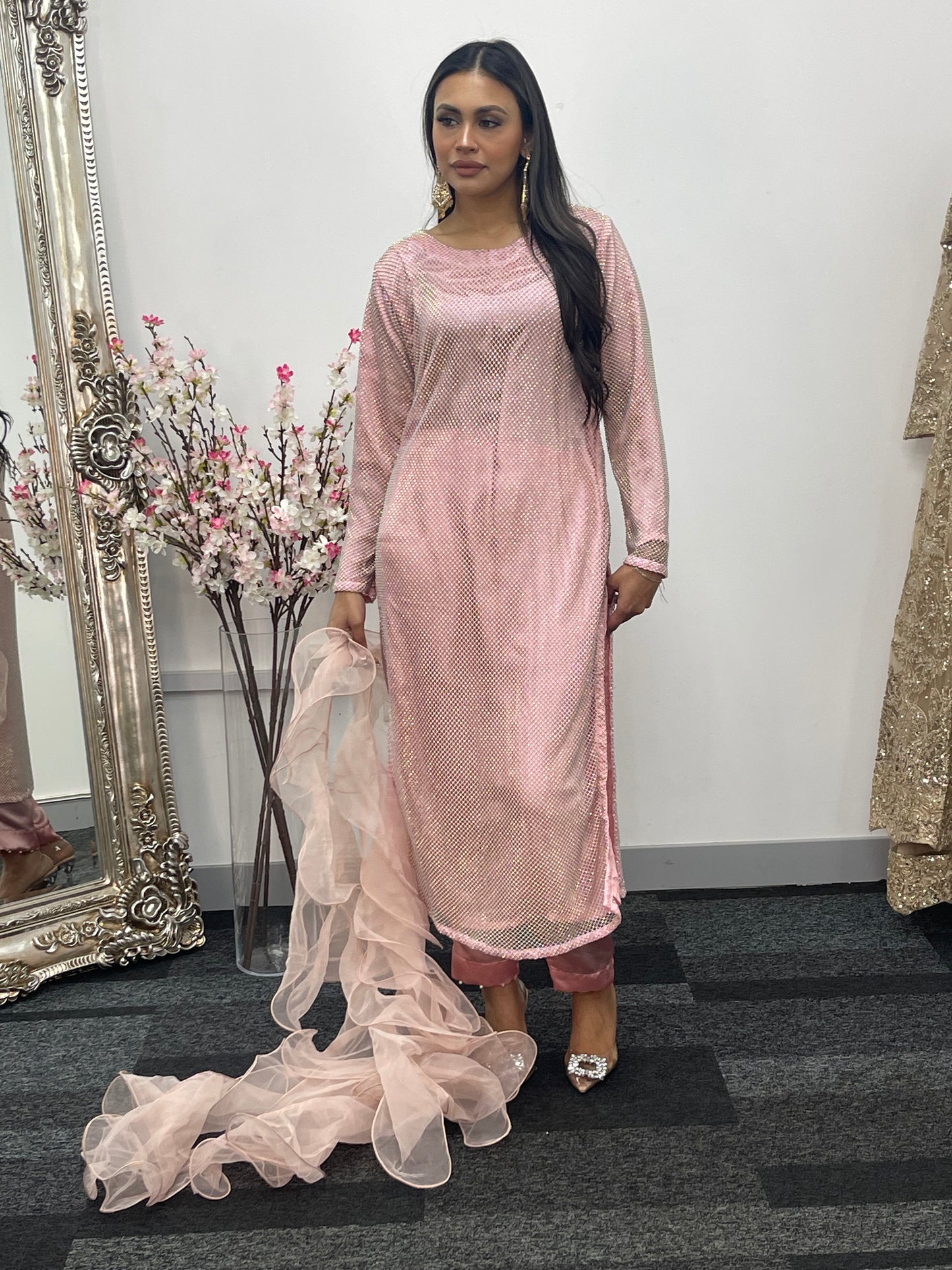 Fish Net  - Pink - F