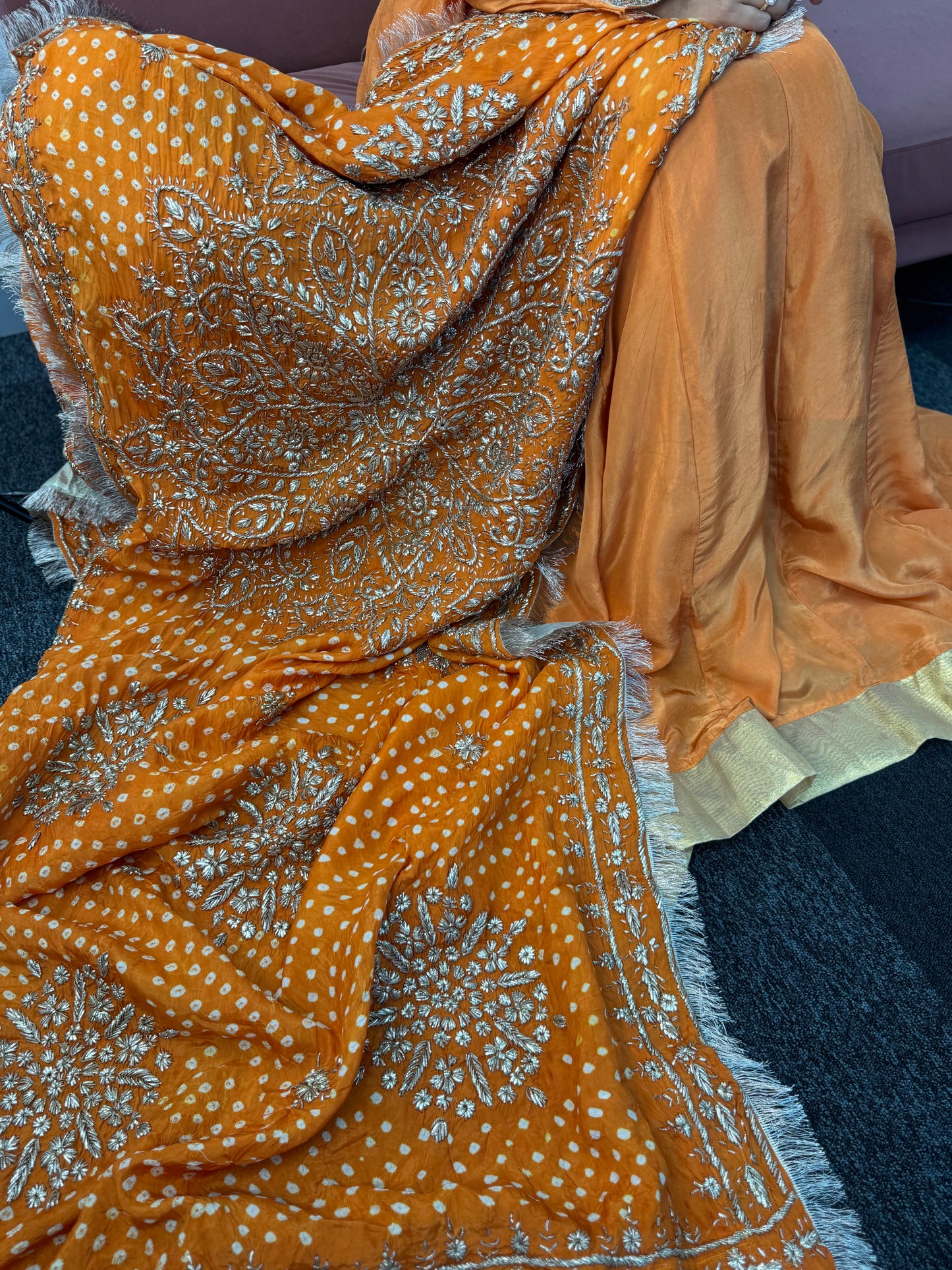Rang-e-Mehfil - Gota X Chunree - Orange