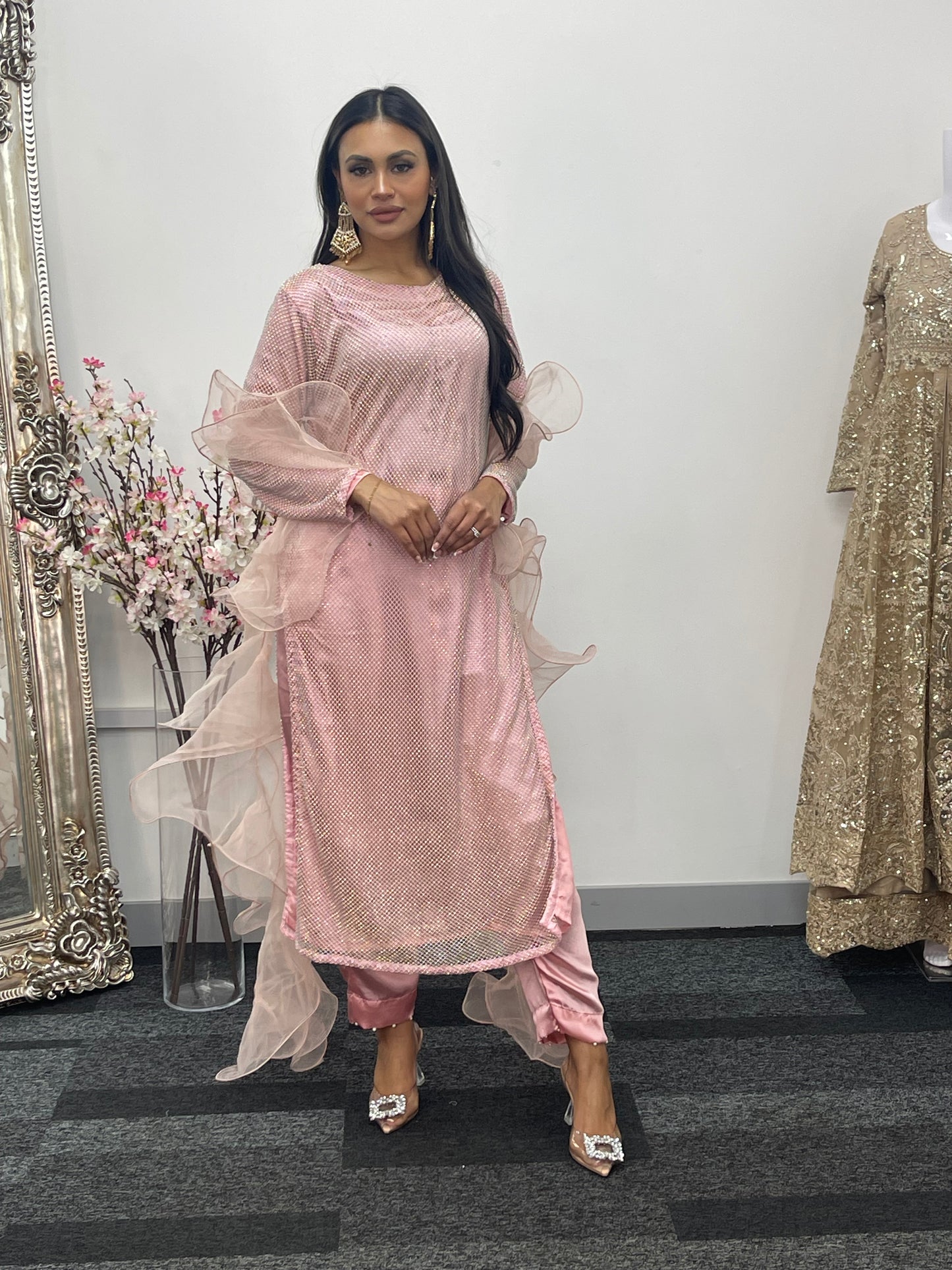 Fish Net  - Pink - F