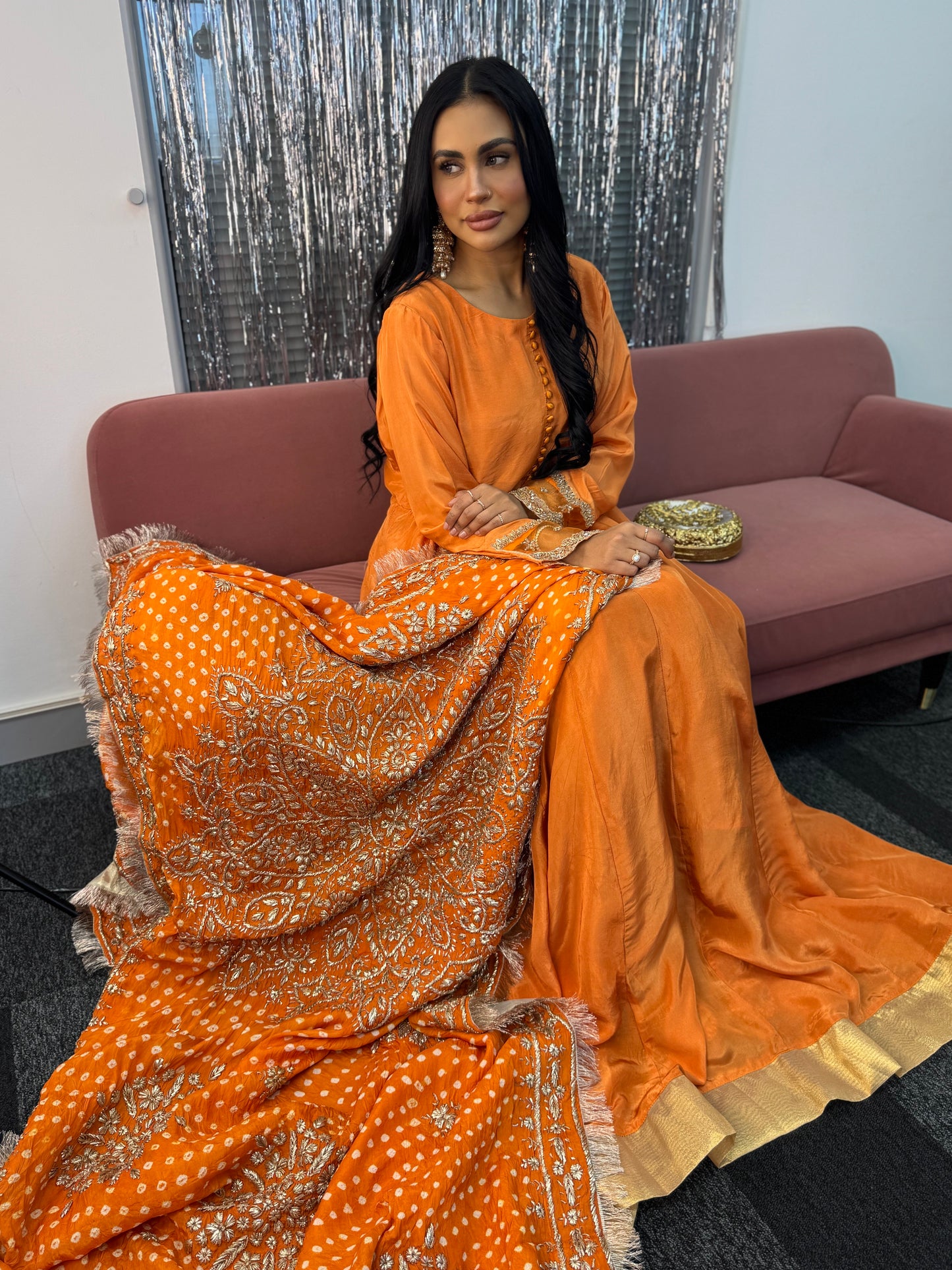Rang-e-Mehfil - Gota X Chunree - Orange