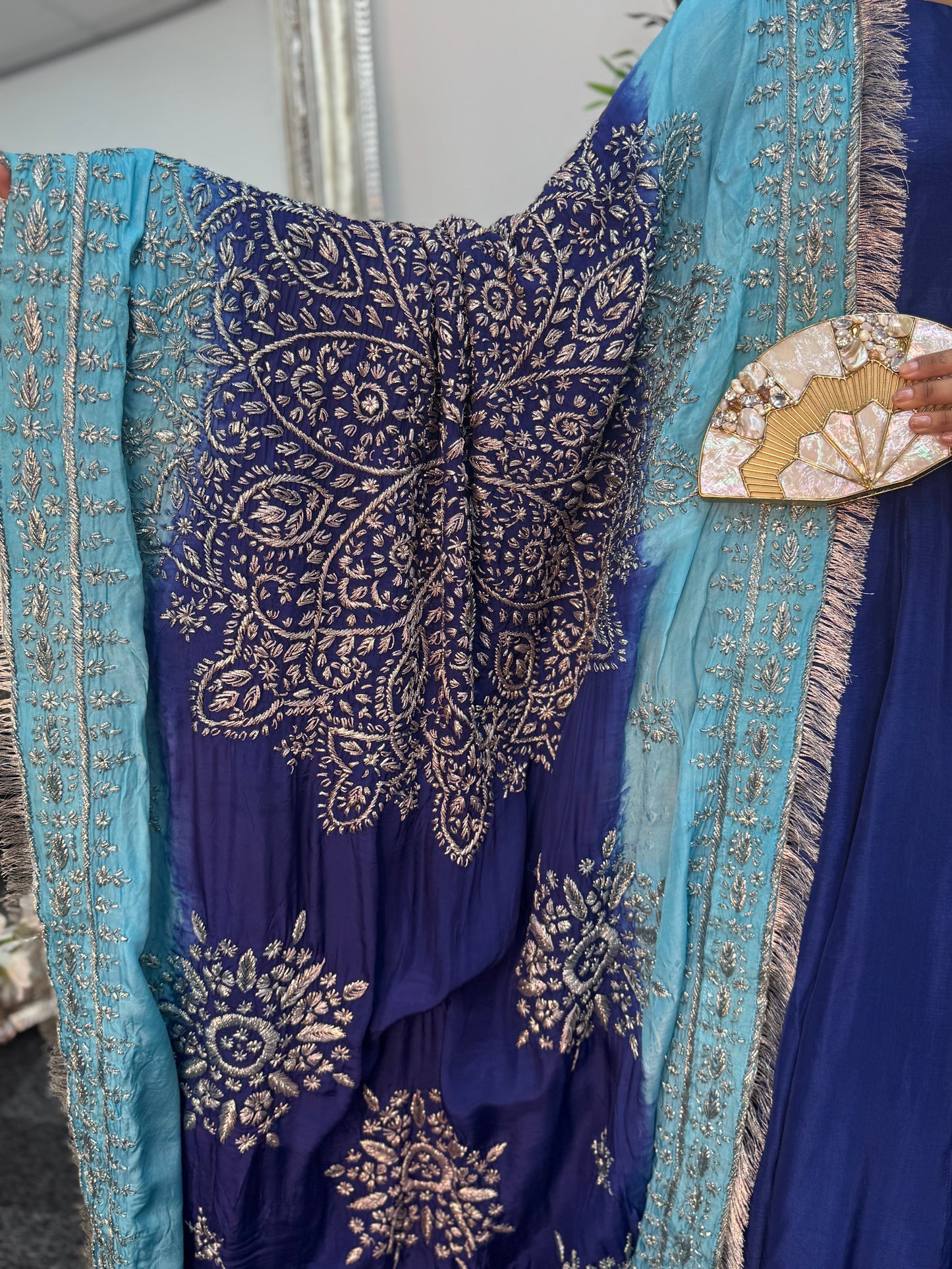 Rang-e-Mehfil - Gota X Chunree - Blue