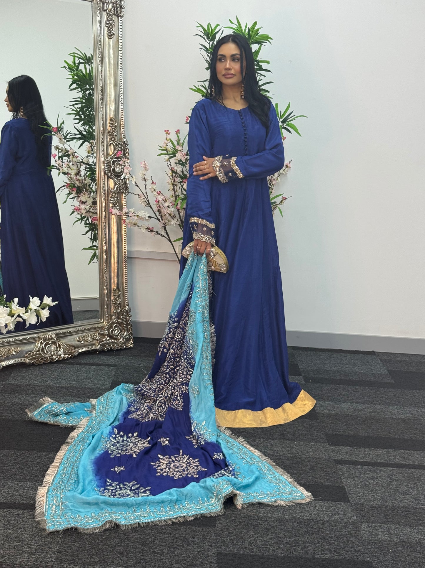 Rang-e-Mehfil - Gota X Chunree - Blue