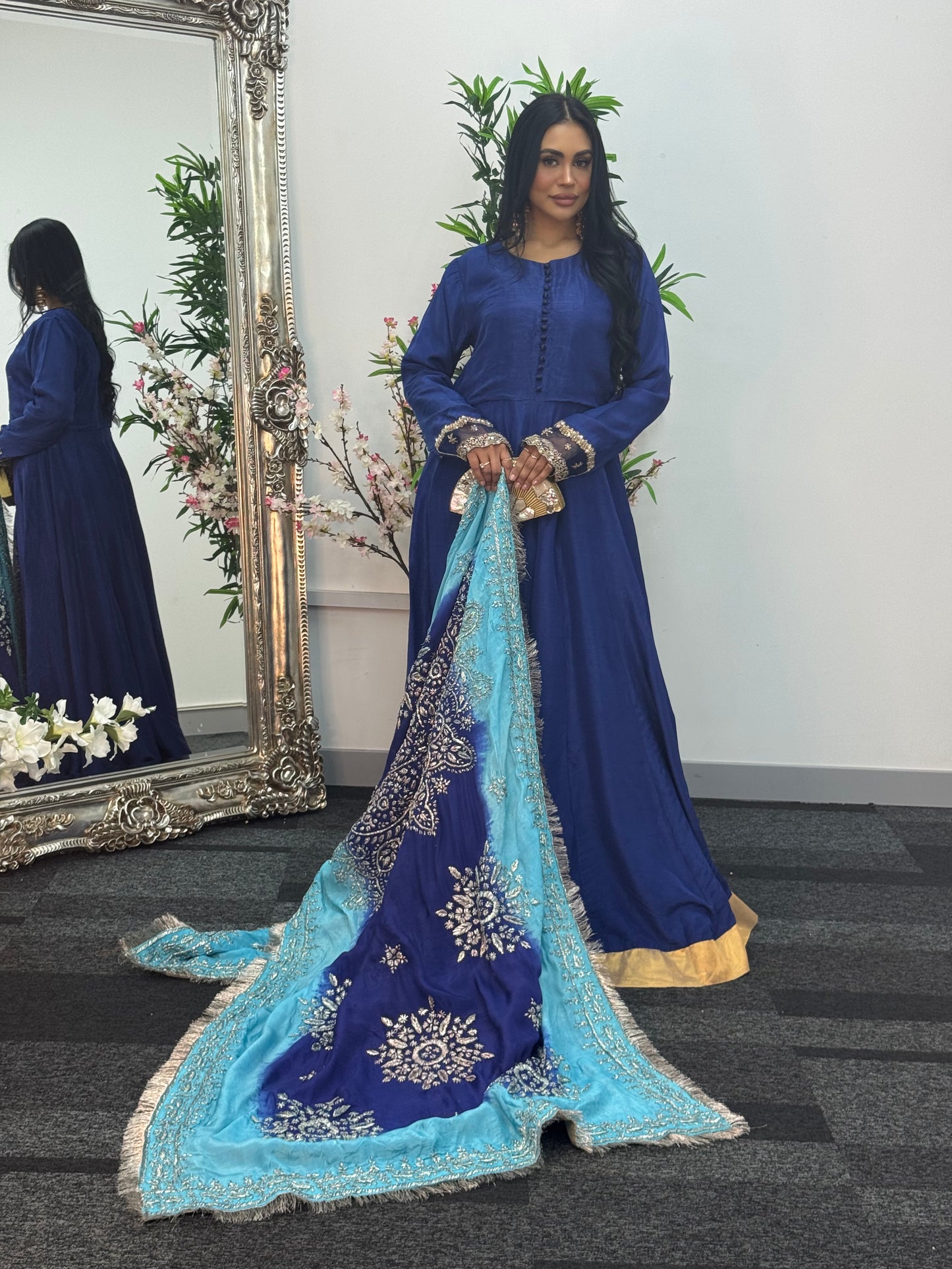 Rang-e-Mehfil - Gota X Chunree - Blue
