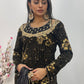 Dil bahar - Cutdana Velvet - Black