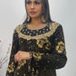 Dil bahar - Cutdana Velvet - Black