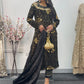 Dil bahar - Cutdana Velvet - Black