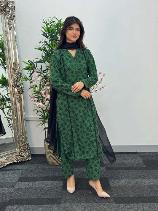 Daily Wear - Printed Khaddar -