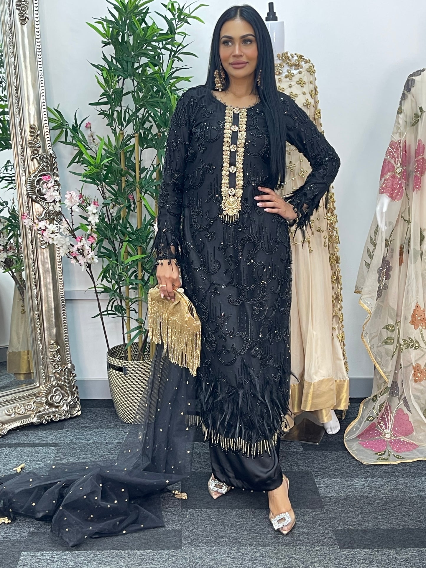 Mala - Cutdana Net - Black - A