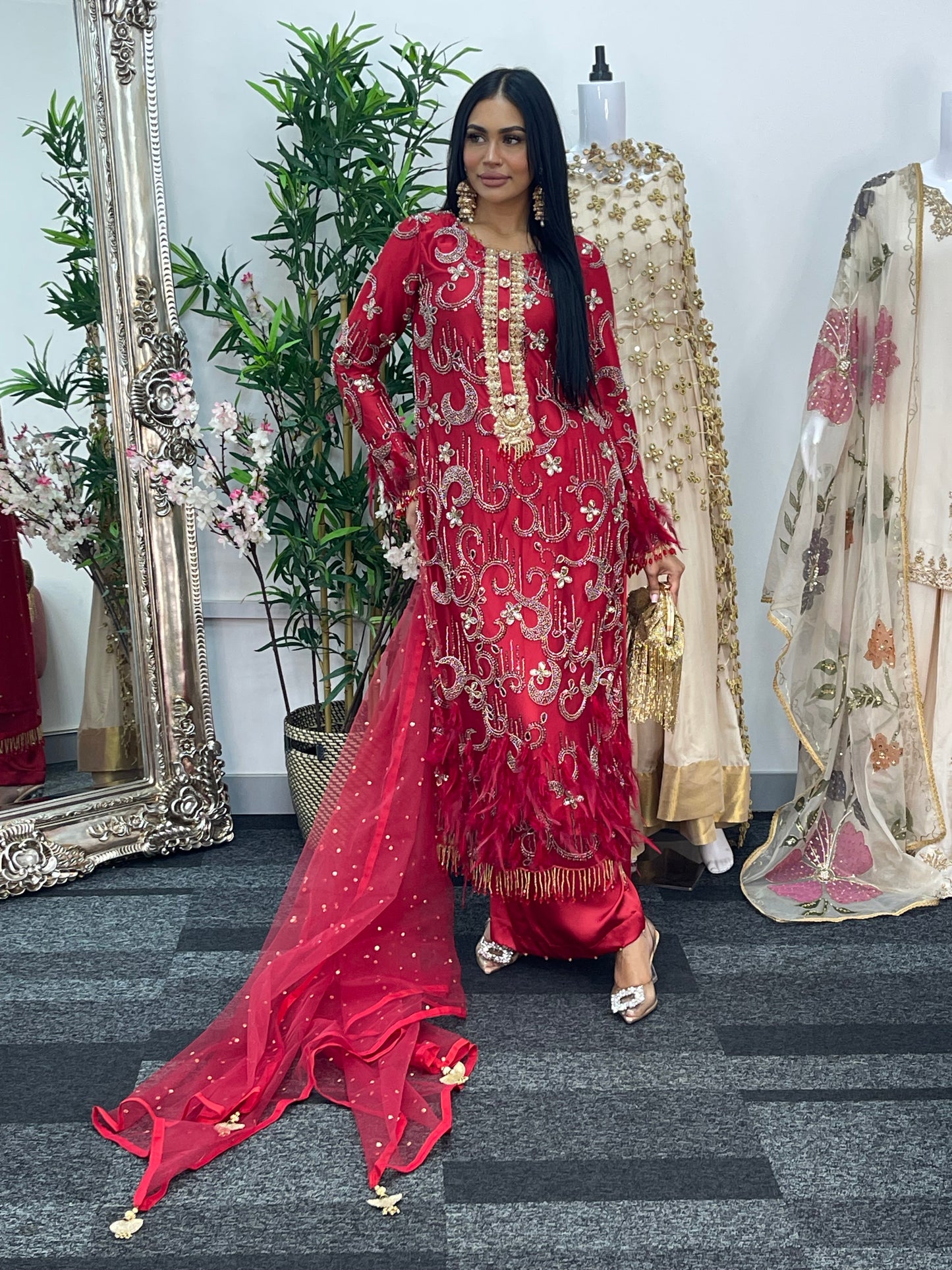 Mala - Cutdana Net - Red - A