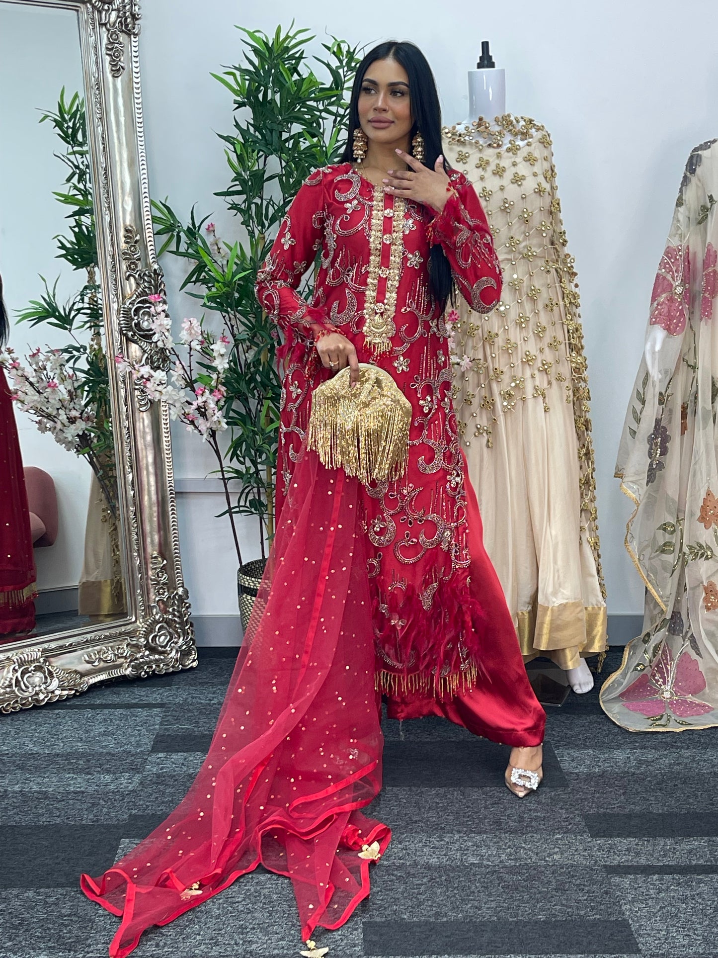 Mala - Cutdana Net - Red - A