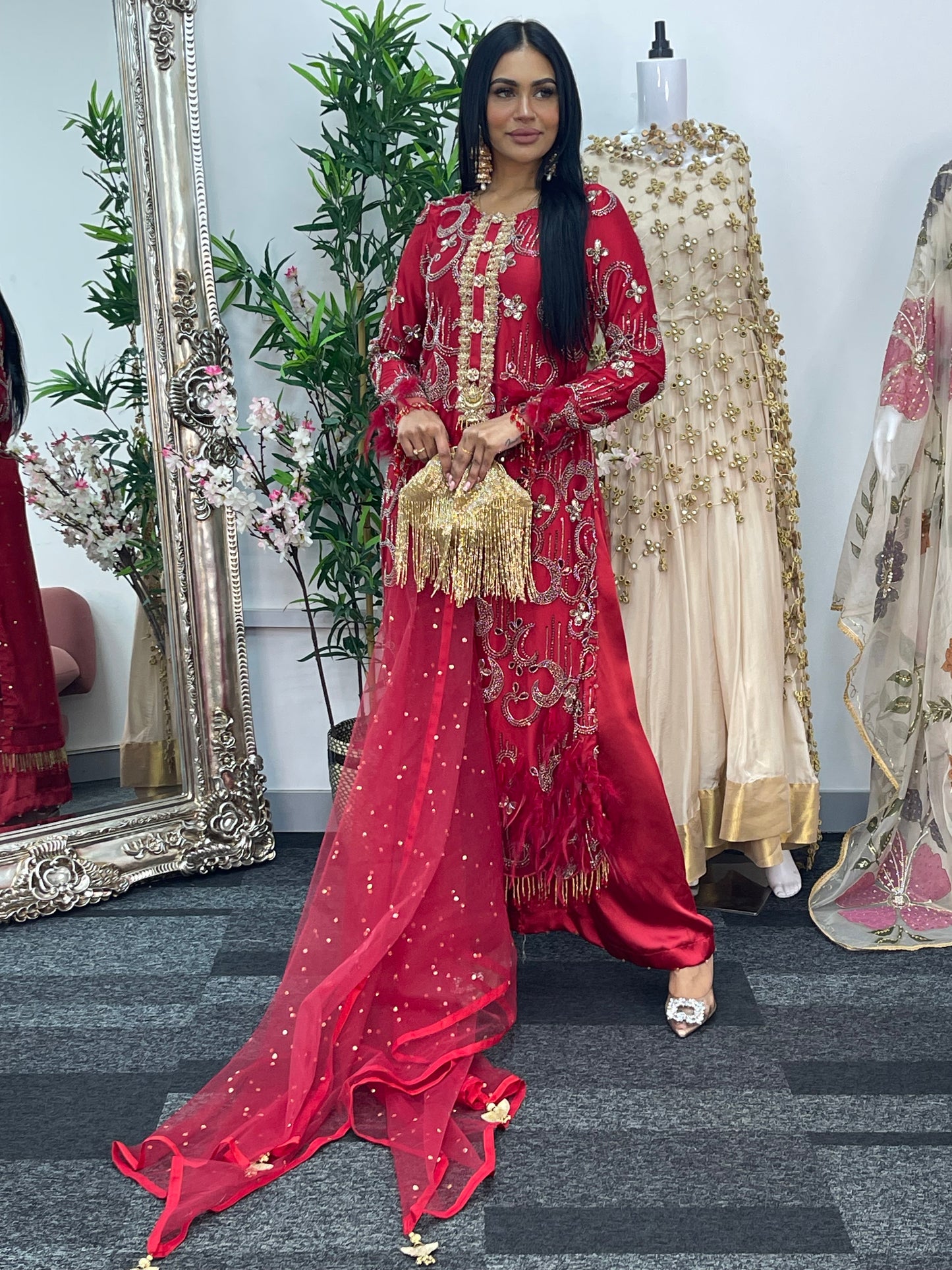 Mala - Cutdana Net - Red - A