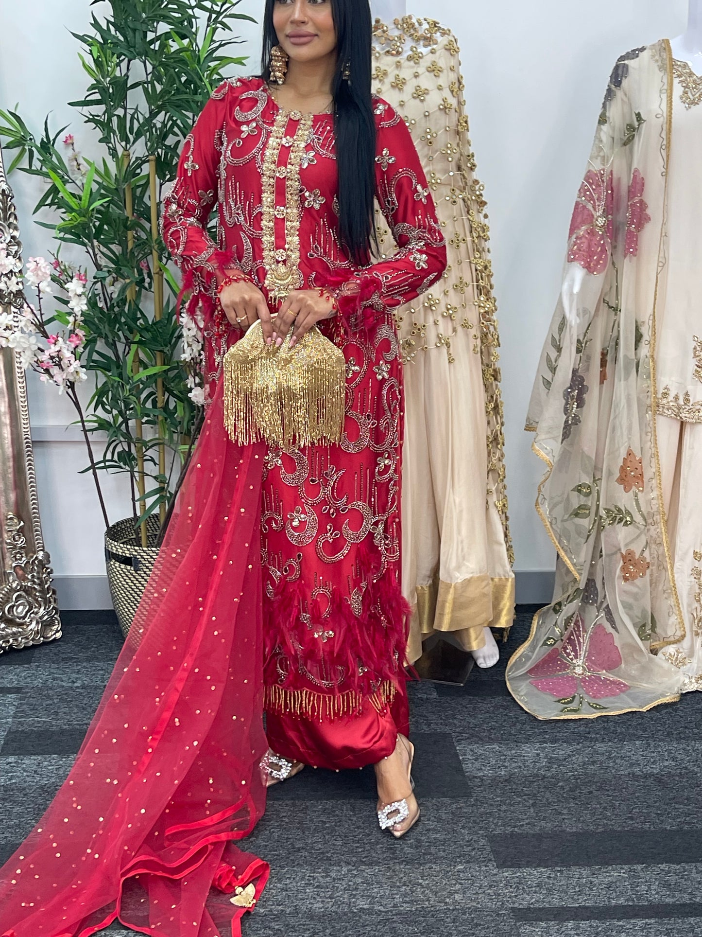 Mala - Cutdana Net - Red - A