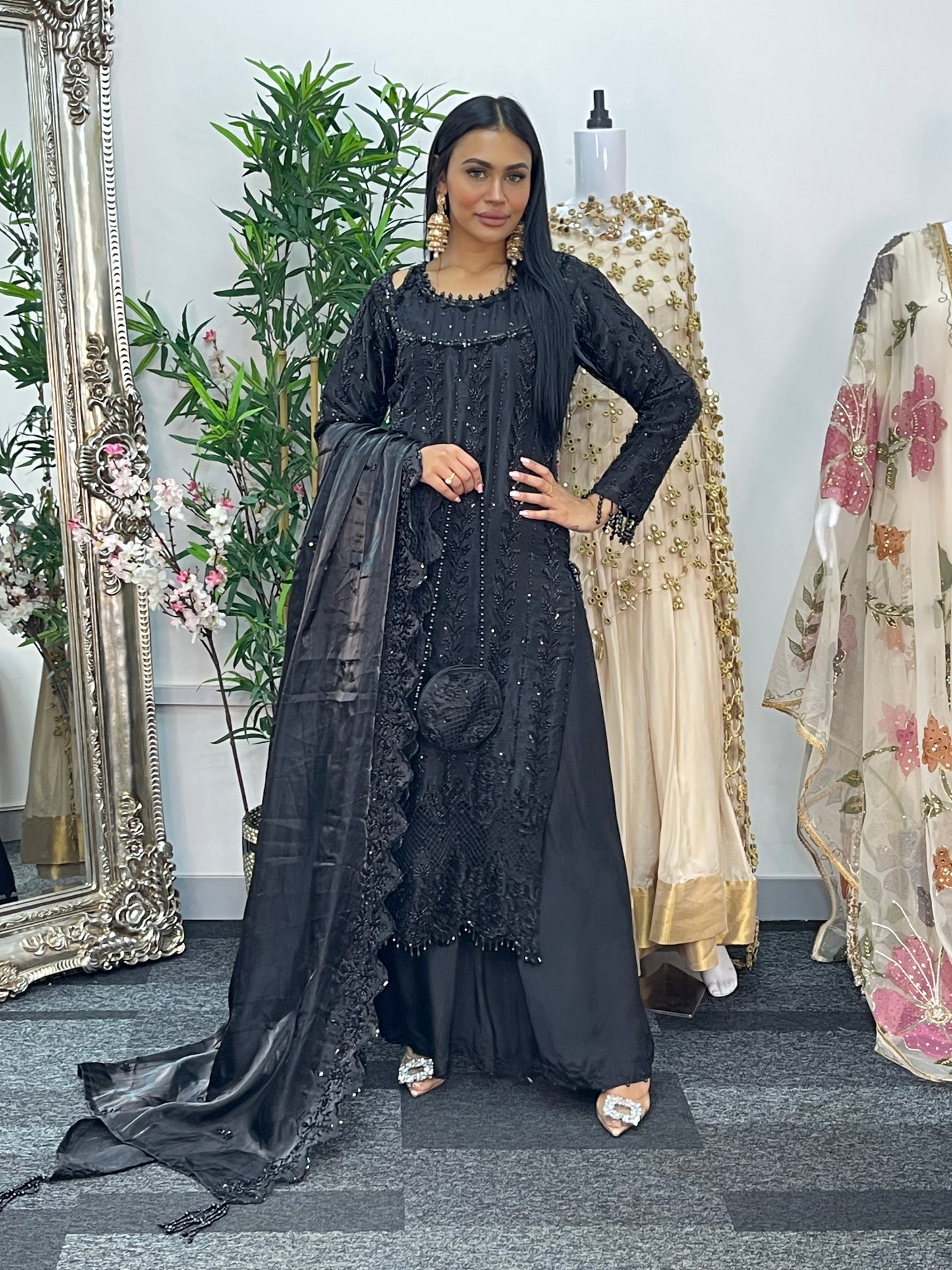 Choori - Cutdana Net - Black -