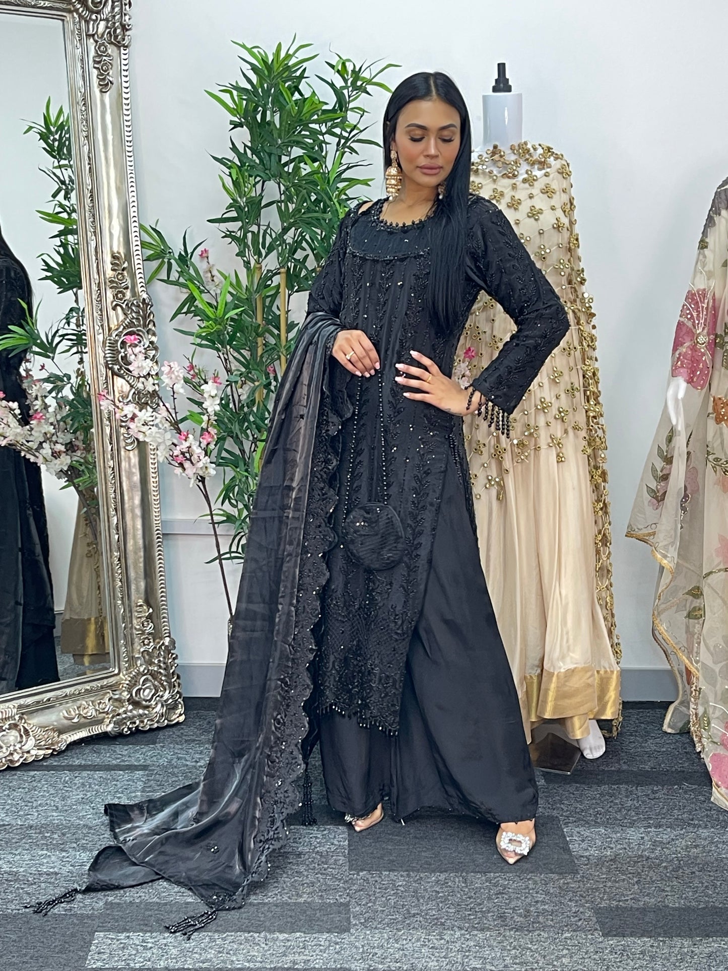 Choori - Cutdana Net - Black -