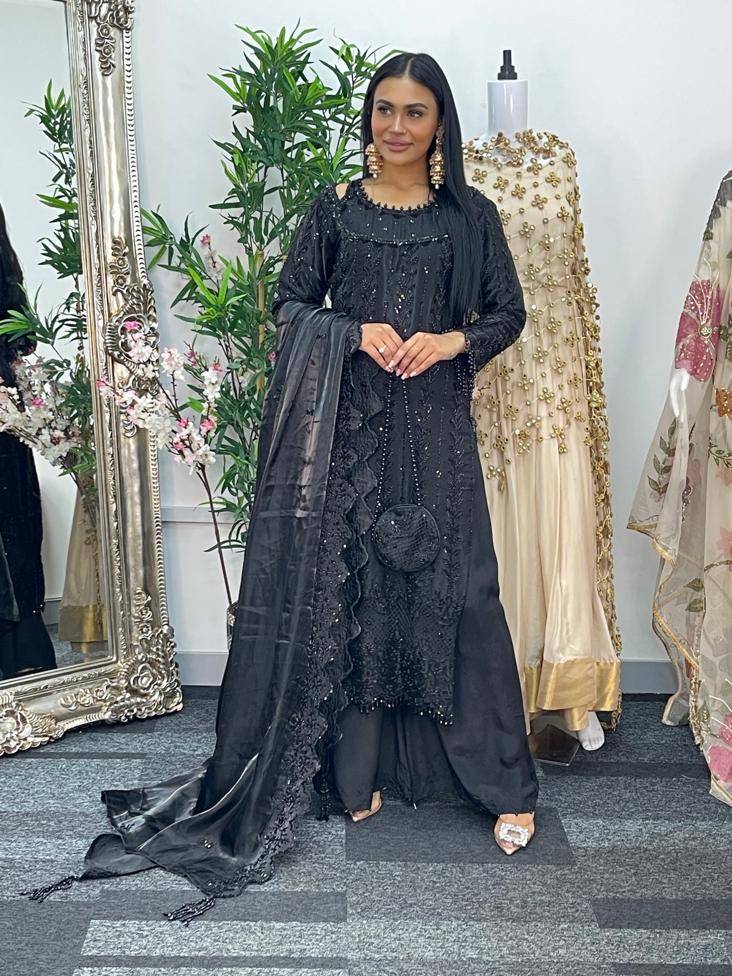 Choori - Cutdana Net - Black -