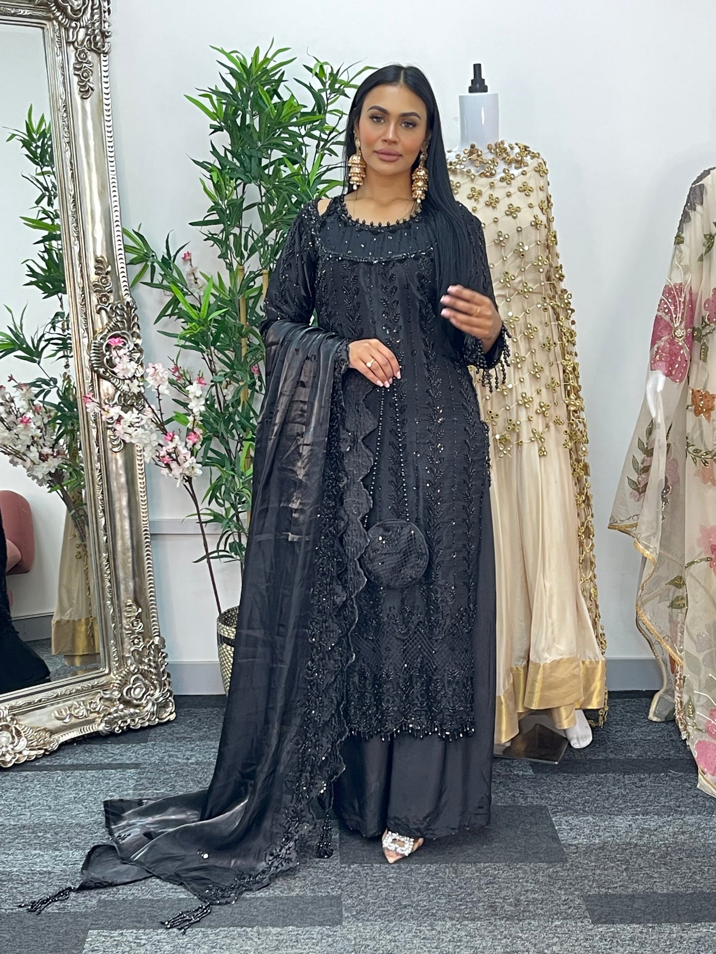 Choori - Cutdana Net - Black -