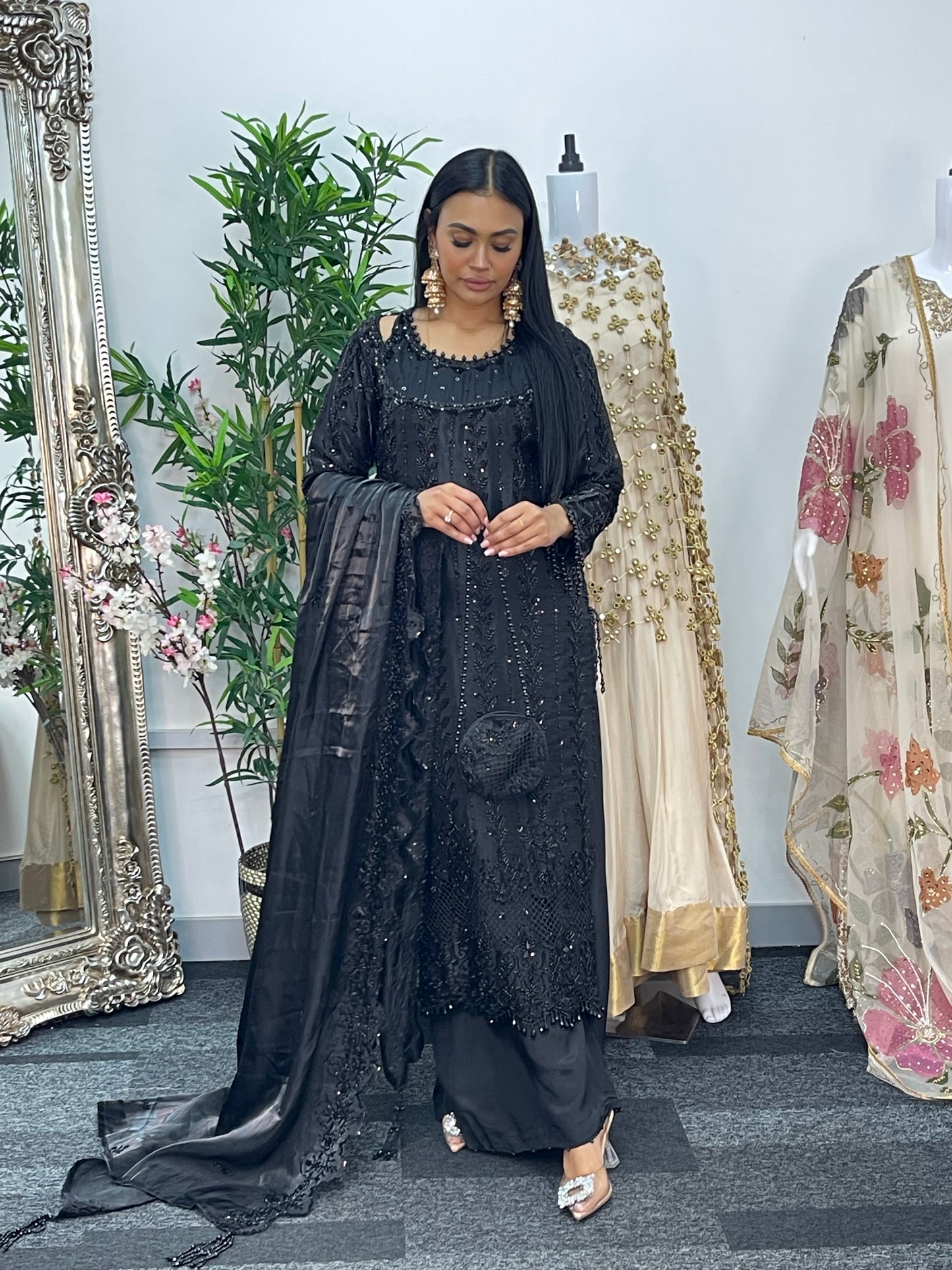 Choori - Cutdana Net - Black -