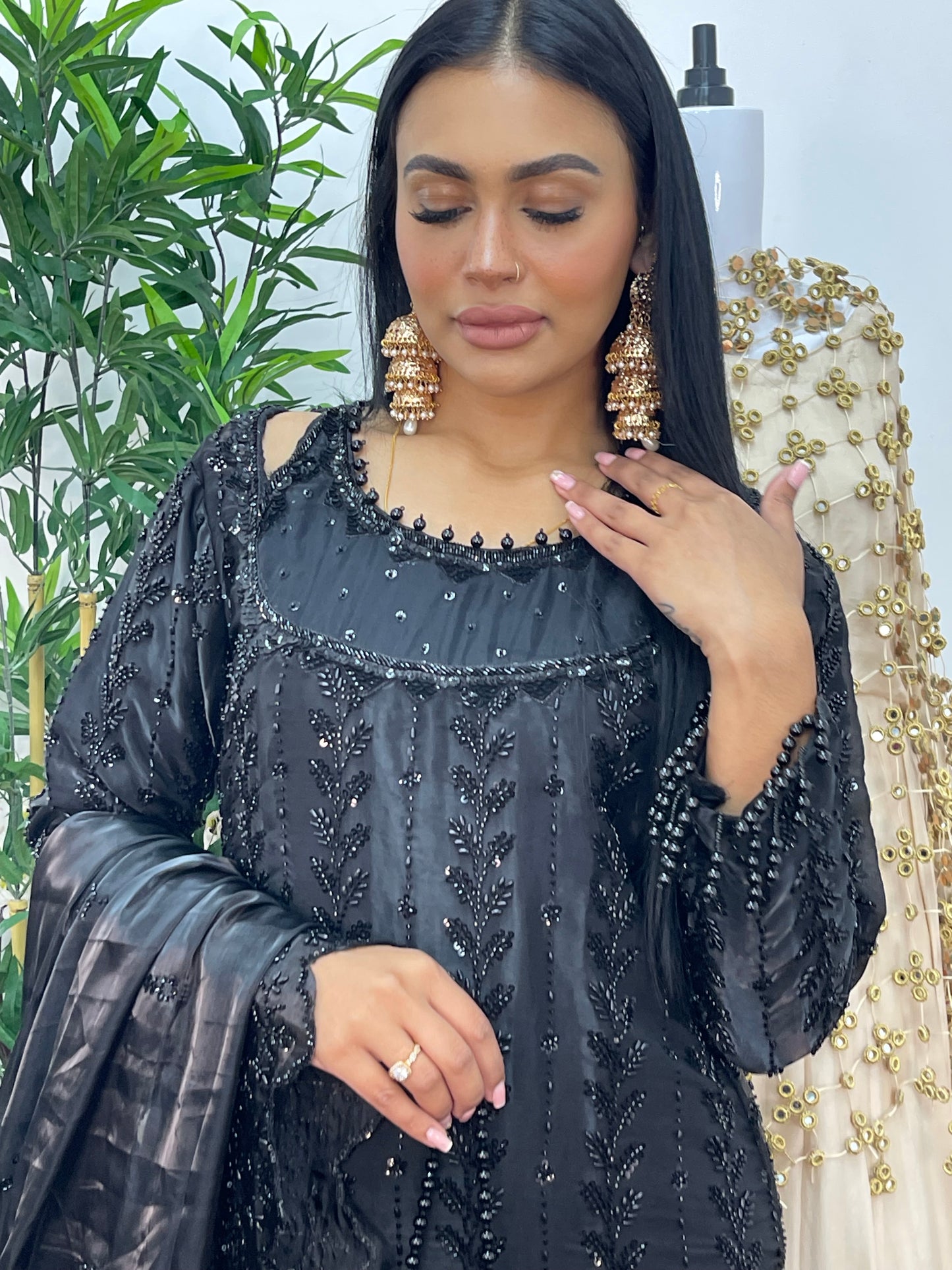 Choori - Cutdana Net - Black -