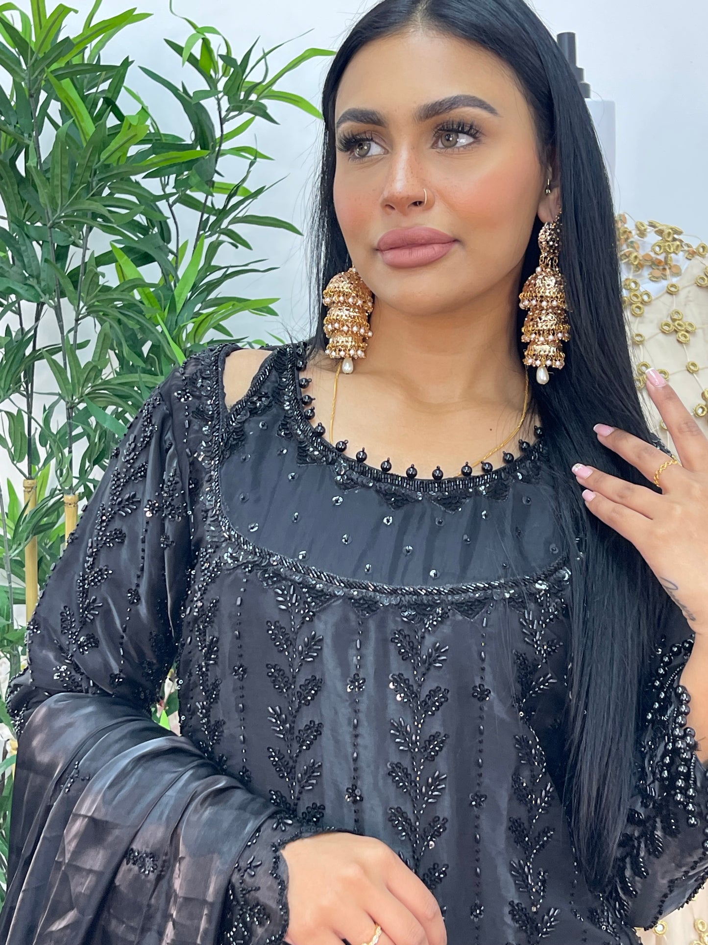 Choori - Cutdana Net - Black -